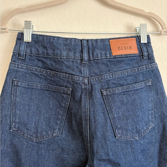Sezane Denim Women's Dark Blue Jeans - size US 2 - Picture 7 of 13